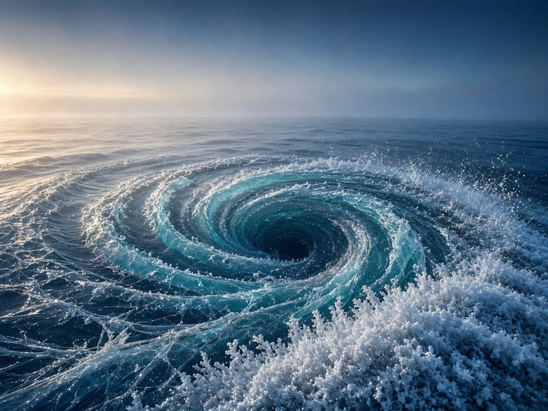 Cryogenic Glacial Gyre in Arctic Deep Ocean