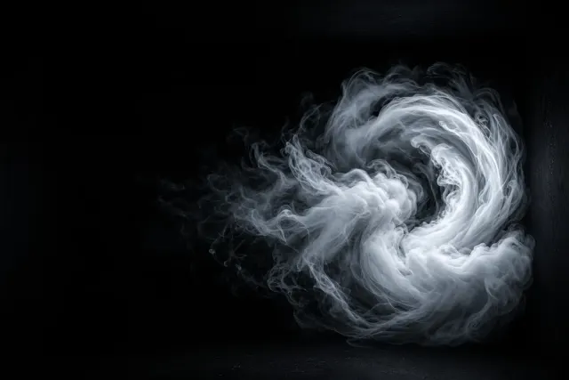 Cryogenic Nitrogen Vapor Spiral in Matte Chamber