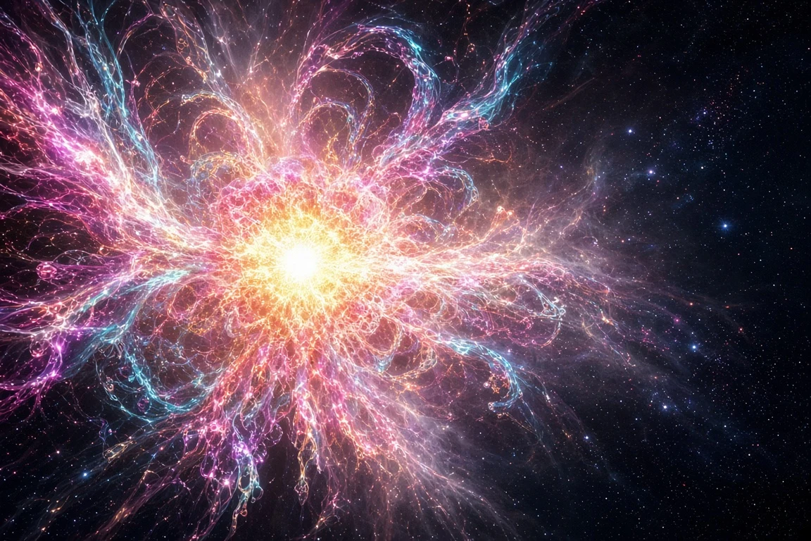 Microscopic Nucleation Core of a Cosmic Detonation