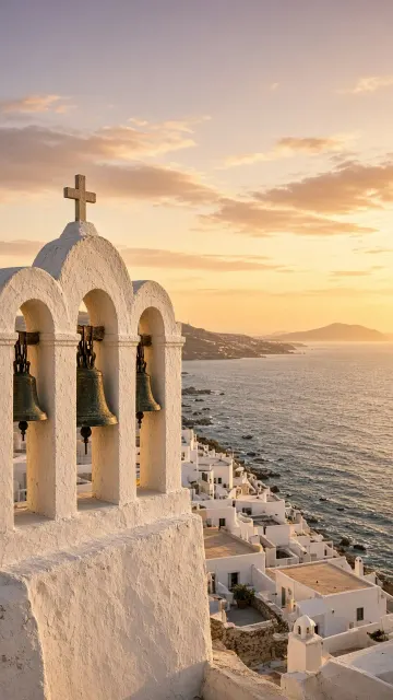 Towering Bell Gable and Open Sea Editorial Cover