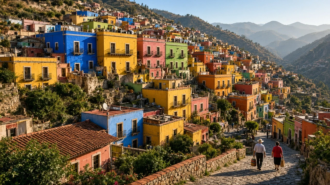 Terraced Splendor of Guanajuato Hillside Homes