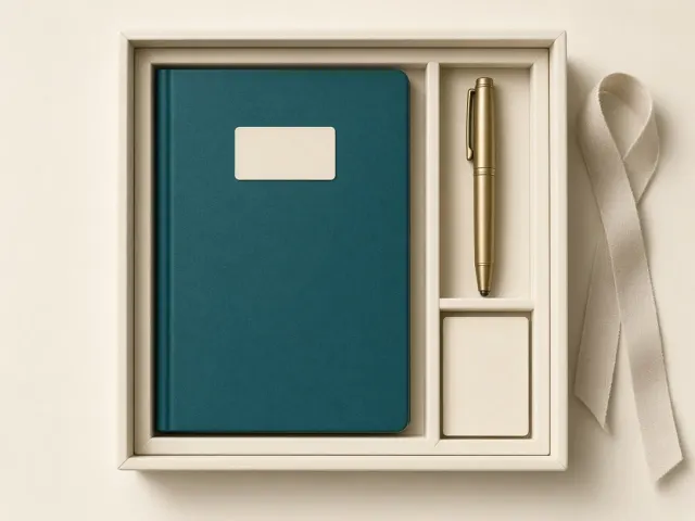 Packaging & mockups image example: Stationery gift set