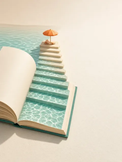Posters & campaigns image example: Summer reading campaign